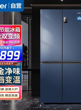 Haier/海尔 BCD-467WGHTDEDB9十字门一级能效双变频三档变温冰箱