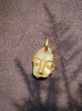 不听不言观音挂件小红书同款不规则佛项链新中式吊坠挂件古风仙气