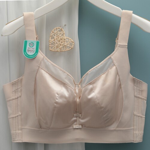 内衣聚拢薄大胸显小软钢圈收副乳