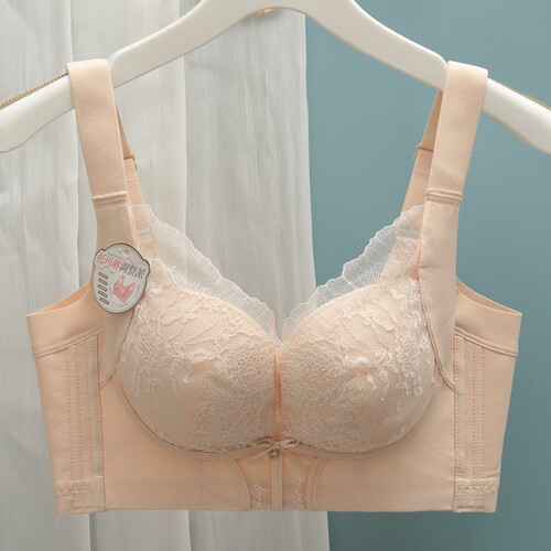 内衣女无钢圈聚拢调整型无磁文胸