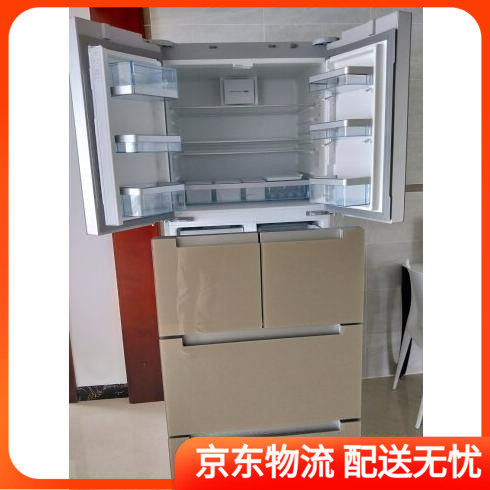 bosch/博世 kmf40s65ti 447升 变频混冷零度无霜 多门冰箱 金色