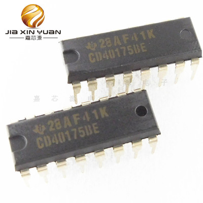 CD40175BE CD40175B DIP-16 逻辑芯片IC四D触发器 全新原装现货
