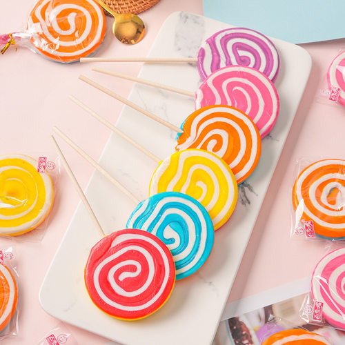 五彩波板糖50g创意彩虹棒棒糖