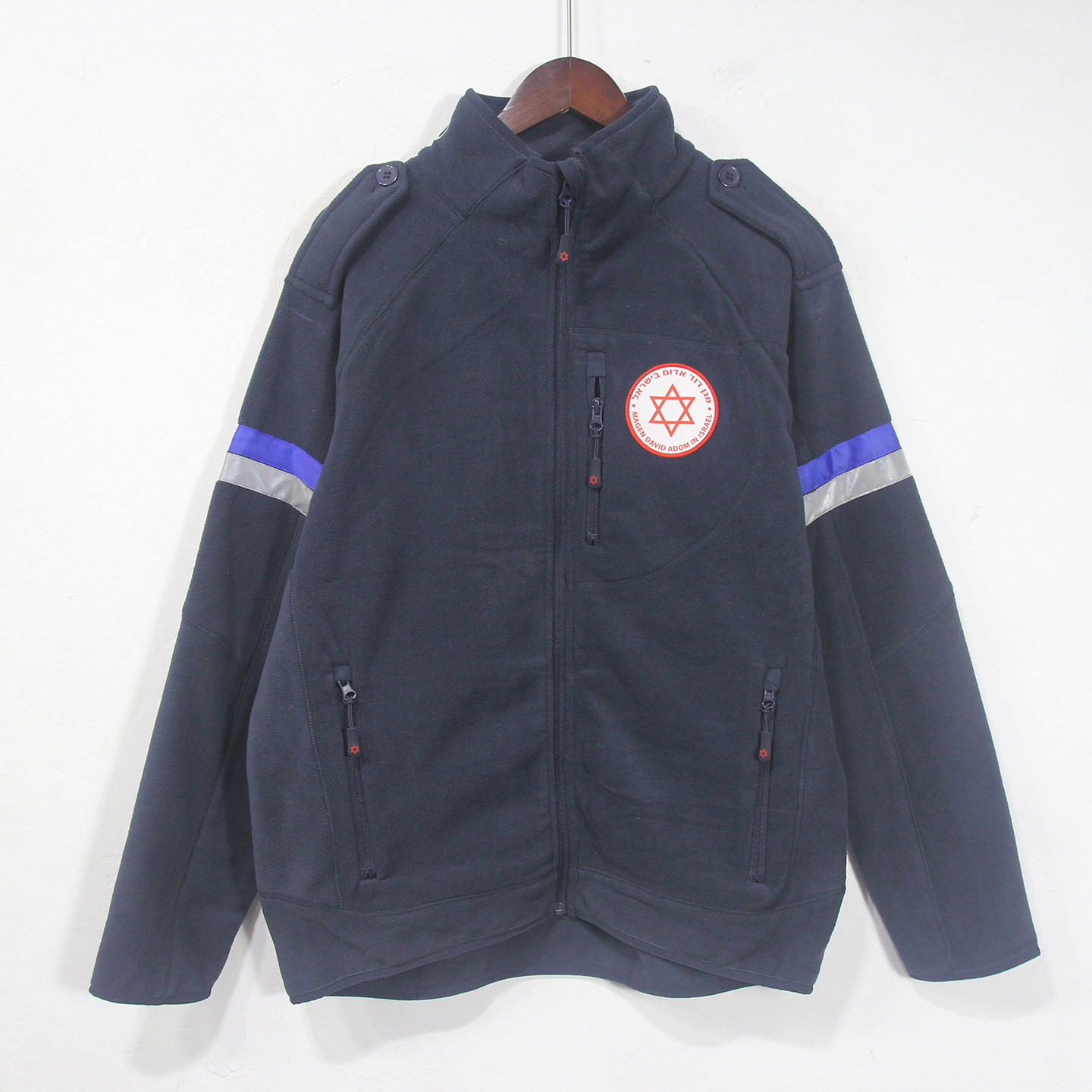 中东单摇粒绒外套反光夹克抓绒衣