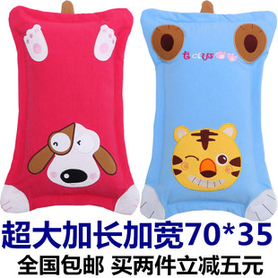 6岁加长70 35小孩全棉卡通荞麦枕头宝宝学生成人单人 儿童枕头1
