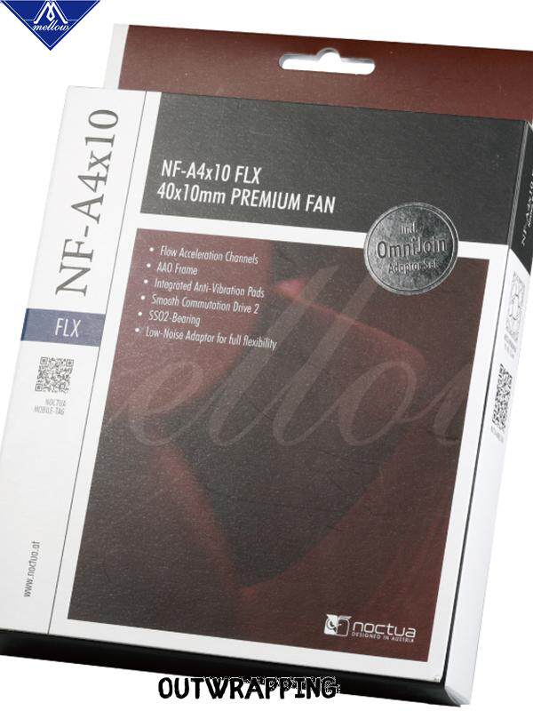 MELLOW NOCTUA FAN NF-A4X10 FLX 12V PREMIUM SILENT COOLING FAN 4010 3PIN