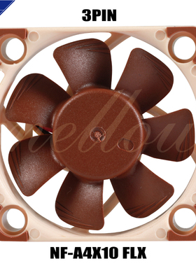 Mellow Noctua风扇 NF-A4x10 FLX 12V高级静音冷却风扇4010 3pin