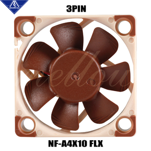 Mellow Noctua风扇 NF-A4x10 FLX 12V高级静音冷却风扇4010 3pin