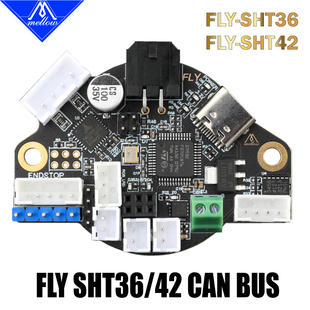 FLY 3D打印机 Can工具头板适用于KlIpper兼容双子座主板和树莓派