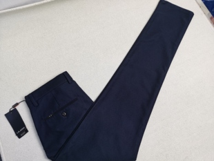 78码 2026秋 剩76 小脚长裤 利牌18QX00702藏青色商务休闲中腰修身