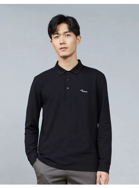 2023春 利牌G0QTX0012Y男士长袖体恤卫衣翻领商务休闲时尚长T165