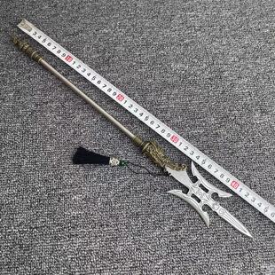 三国古代十八般兵器模型张飞丈八蛇矛武器方天画戟刀剑桌面摆件