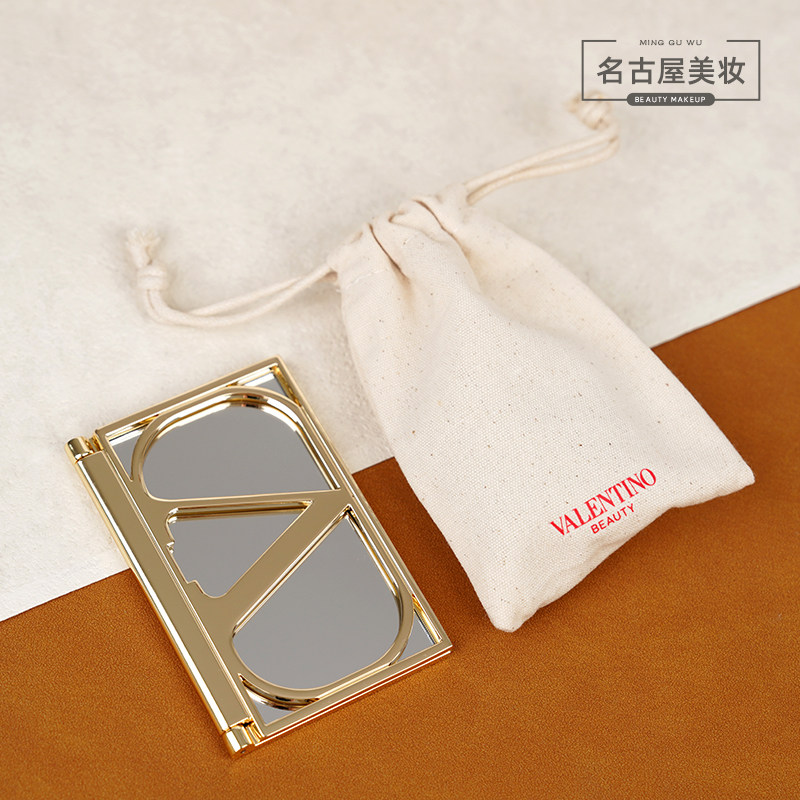 美妆柜台Valentino华伦天奴金属化妆镜手持便携随身镜子专柜礼赠,彩妆/香水/美妆工具,化妆/美容工具,淘宝优惠券,粉丝福利购,淘宝优惠卷