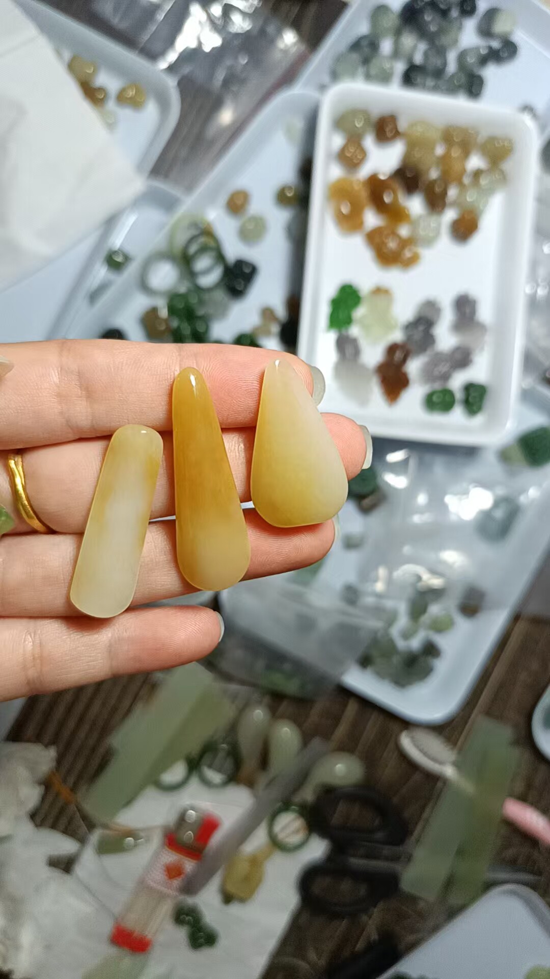 天然和田玉水滴吊坠且末料糖白色随型挂件男女款玉石项链玉佩玉坠