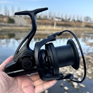 全金屬線杯14000漁輪遠投紡車輪海桿魚輪錨魚輪斜口輪海竿魚線輪