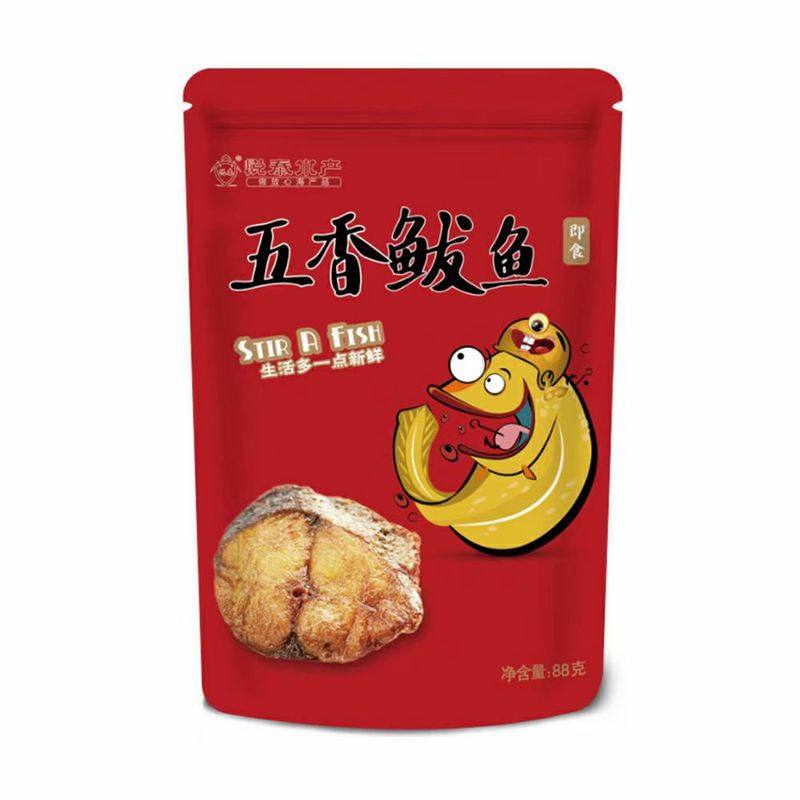 悦泰新款水产88g鲅鱼红烧鳗鱼五香黄花即食鱼类海鲜零食烟台特产