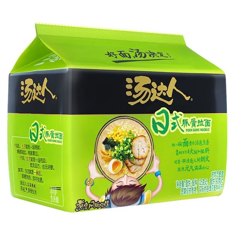 统一方便面汤达人日式豚骨酸酸辣辣拉面韩式罗宋汤方便面泡面