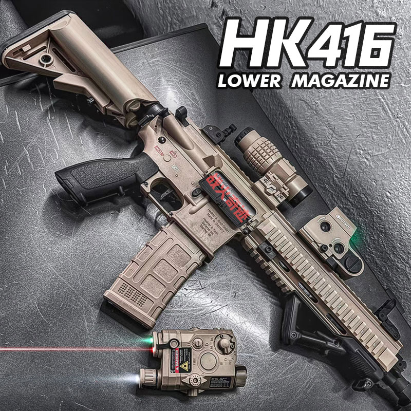 HK416电动连发玩具枪男孩吃鸡