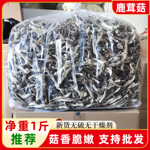 鹿茸菇干货特产500g新货一级鹿茸菌脆脆菇新鲜菌类蘑菇香菇鹿茸菇