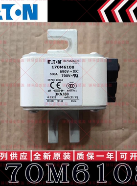 170M系列巴斯曼快速熔断器 170M6108 170M6109 170M6110 170M6111