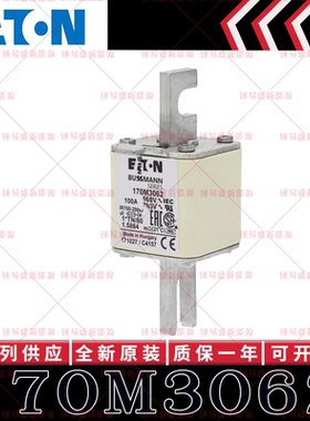 BUSSMANN巴斯曼快速熔断器 170M3062 170M3063 170M3064 170M3065