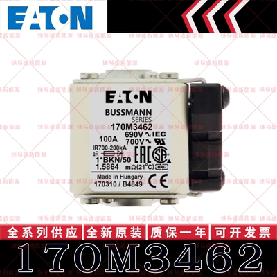 170M系列巴斯曼快速熔断器 170M3462 170M3463 170M3464 170M3465