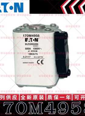 170M系列巴斯曼快速熔断器 170M4957 170M4958 170M4959 170M4960