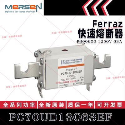 罗兰美尔森熔断器 PC70UD13C63EF P300600 PC70UD13C80EF Q300601