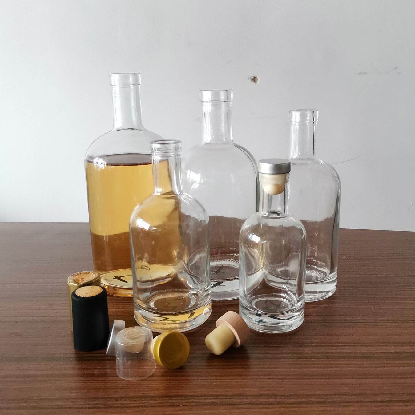 精白料玻璃瓶伏特加酒瓶透明玻璃空瓶洋酒瓶红酒瓶泡酒 满5只包邮,厨房/烹饪用具,密封罐,淘宝优惠券,粉丝福利购,淘宝优惠卷