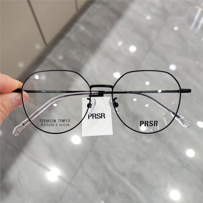 PRSR帕莎PJ75131-1新款近视眼镜框小脸复古圆框可配有度数男女潮