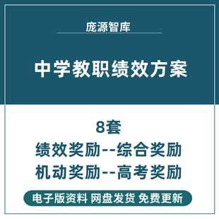 中学教职工班主任年级主任津贴综合专项绩效机动奖励方案