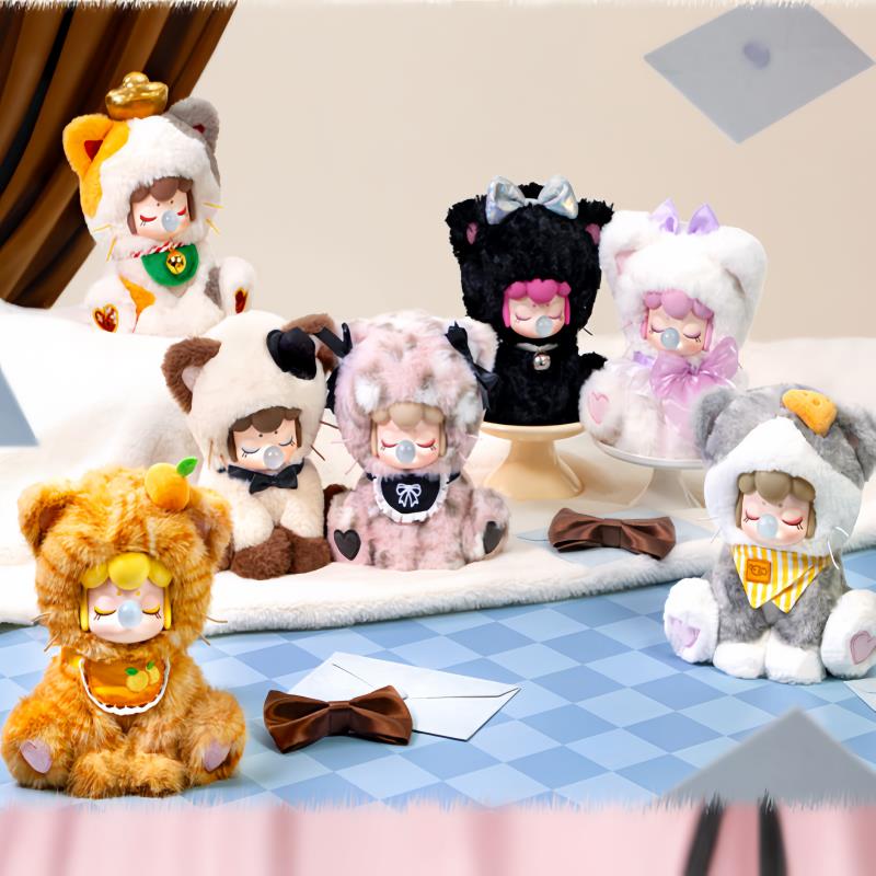 Rolife若来Nanci囡茜喵喵下午茶毛绒系列盲盒毛绒礼物搪胶四代可
