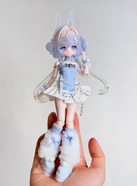 正品米甜三代运势小签灵8分bjd可动人偶盲盒桌面摆件潮玩周边礼物