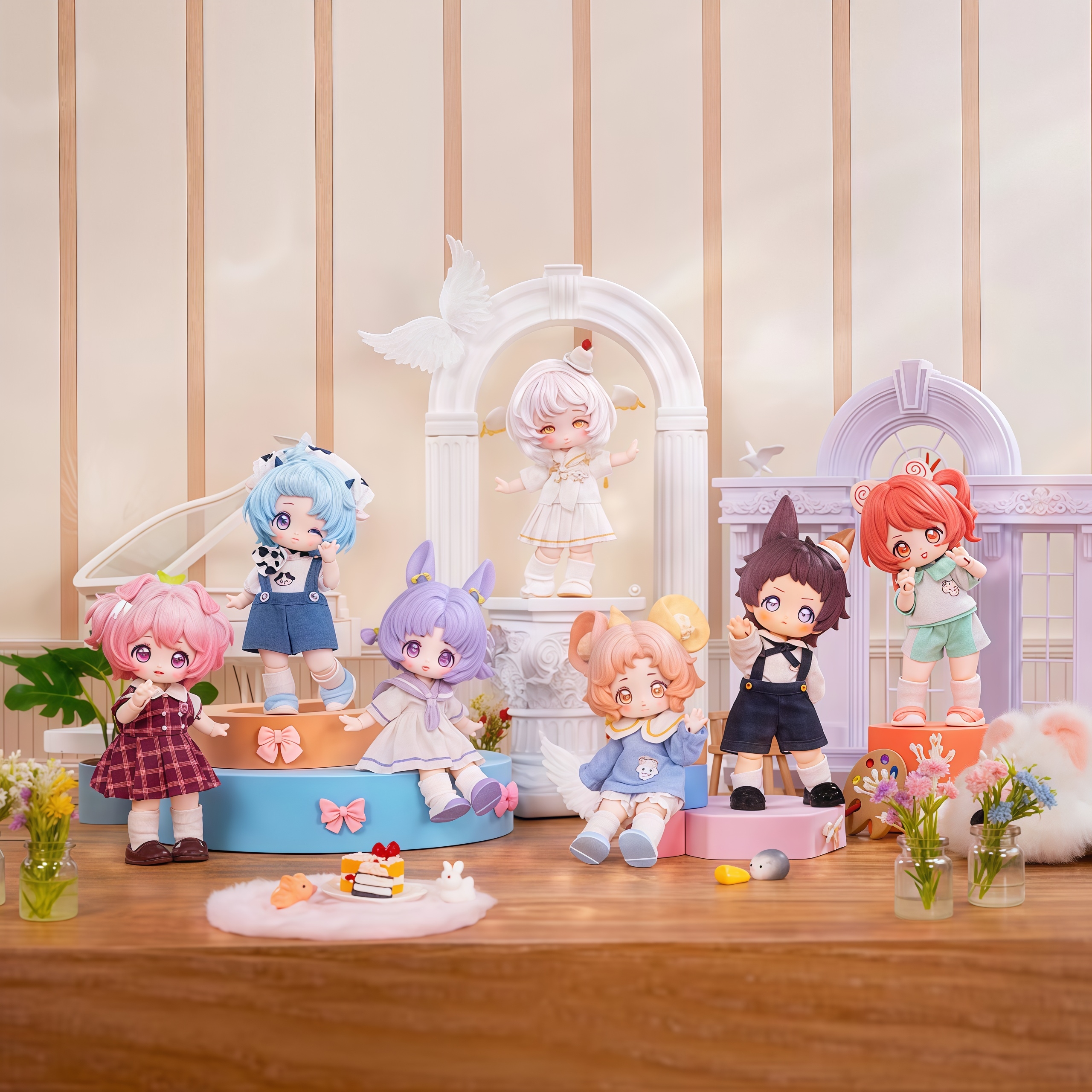 COME4FREE邦倪甜点幼稚园12分可动人偶盲盒娃娃奶糕梦境泡芙尼