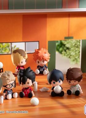 正品TOPTOY POTEPOTTE-R排球少年坐坐mini系列手办盲盒潮玩摆件