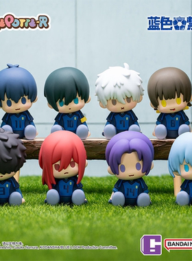 正品万代POTEPOTTE-R蓝色禁区盲盒潮玩Q版歪头周边桌面摆件女礼物