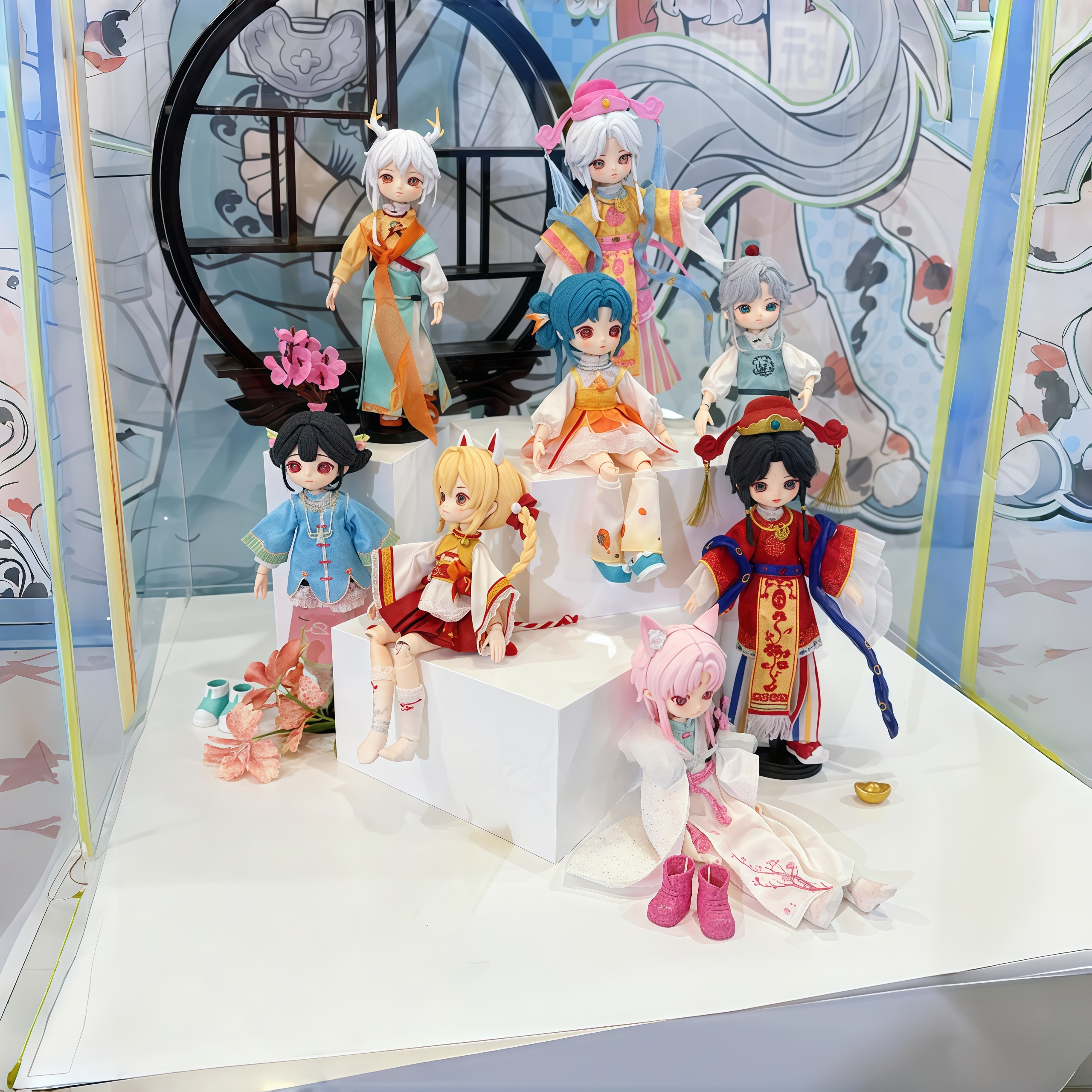 正版Nagi兽仔踏风吟系列关节可动人偶12分mjd娃盲盒可爱礼物手办