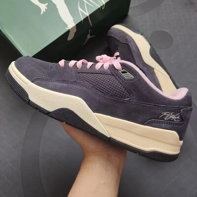 耐克NikeJordan Flight Court 福来鞋防滑耐磨低帮圆头复古篮球鞋