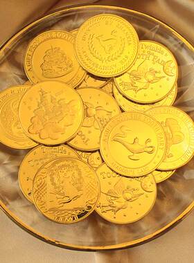 牙仙子金币儿童玩具纪念币收藏
