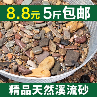 石光小站鱼缸造景溪流沙