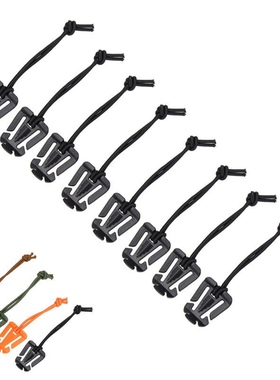 ITW卷线夹扣molle配附件整理捆绑快挂扣背包织带收纳弹力绳登山扣