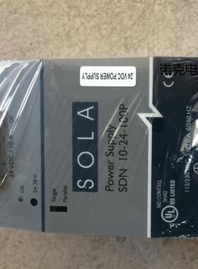 SOLA开关电源SDN 10-24-100P 输出DC24V10A 现货供应