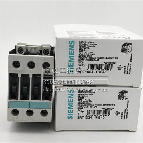 3RT1024-1KB40 17-30VDC 进口西门子直流接触器 3RT1024-1K..0