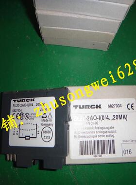 可编程控制器BL20-2AO-I(0/420MA)实物6827034全新原装模块