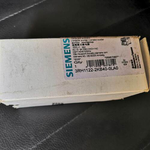 全新 3RH1122-2KB40-0LA0 接触器式继电器 17-30VDC 现货