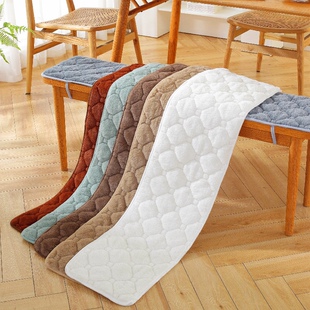 冬季加厚长凳坐垫实木茶椅座垫长沙发屁股垫长条凳垫保暖红木坐垫