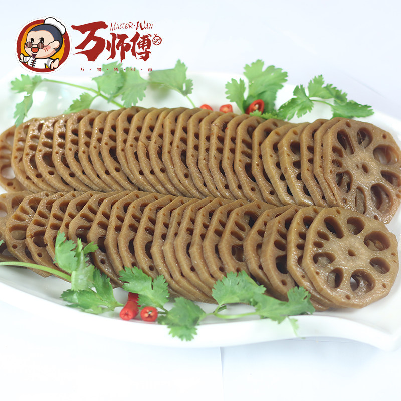 万师傅卤味休闲零食卤味小包装卤藕150g湖北石首特产熟食微辣