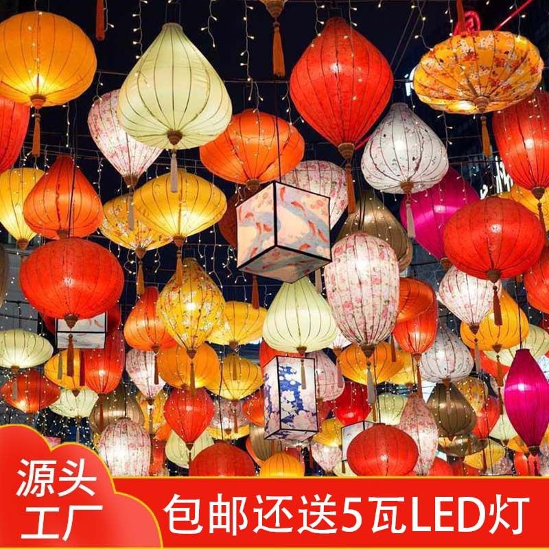 越南灯石异形古镇街道网红打卡景区商场客栈户外古风装饰国潮灯笼