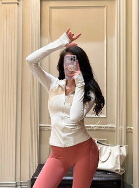 Lexy Active 24年韩系瑜伽健身运动秋冬加绒保暖款防滑拉链外套