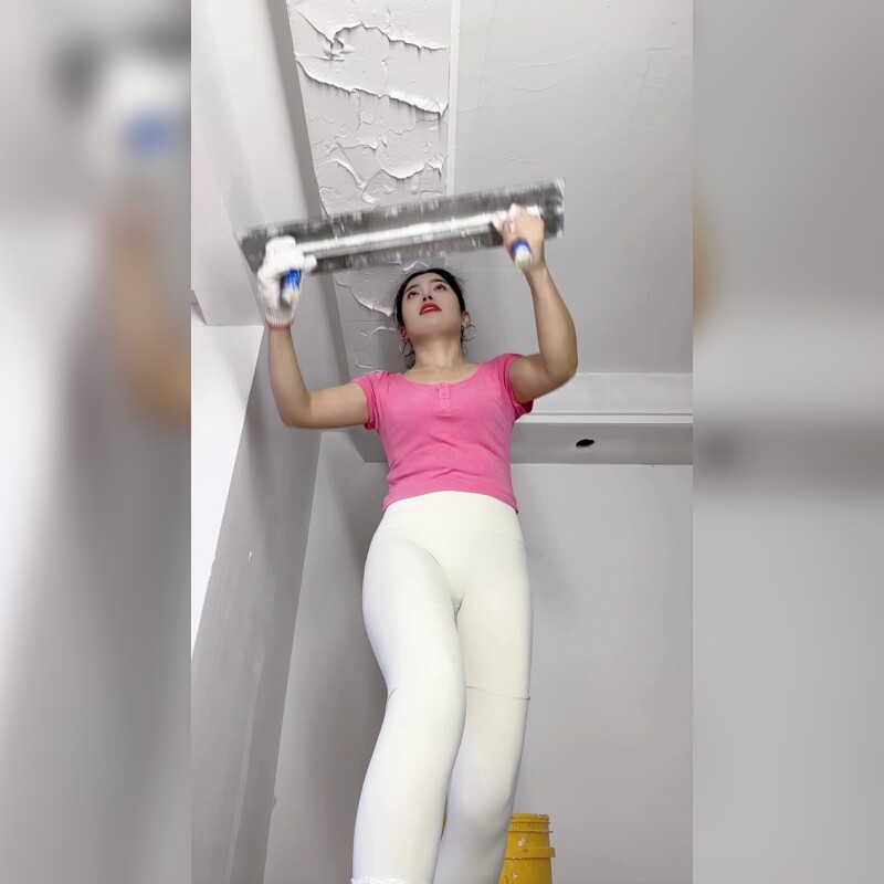 体美缘高腰瑜伽裤女紧身显瘦白色运动健身裤弹力长裤